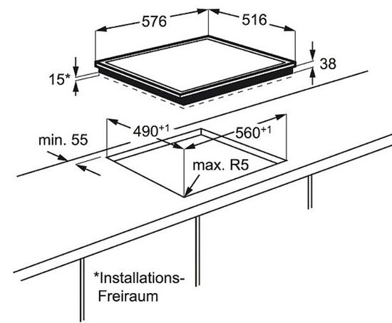 Электрическая варочная панель AEG HK 634021 XB