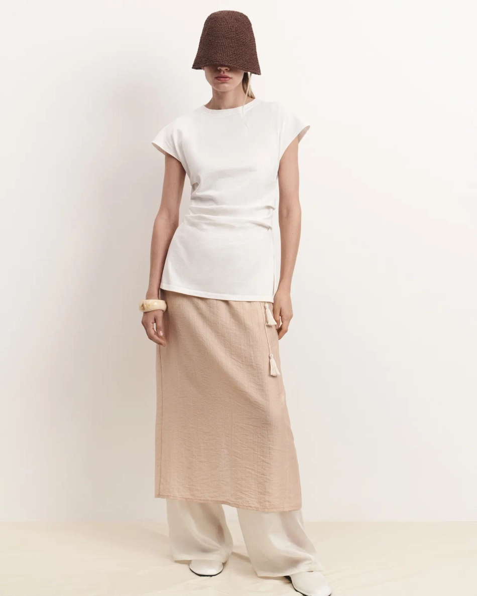 Топ с драпировками