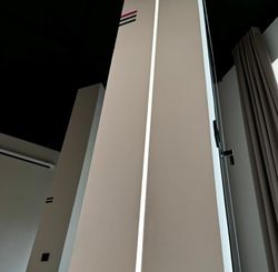 Декоративный стеновой профиль Pro Design 534 белый, 2700x45x17,5 мм