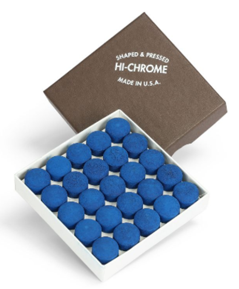 Наклейка для кия "Hi Chrome"13 мм (50 шт)