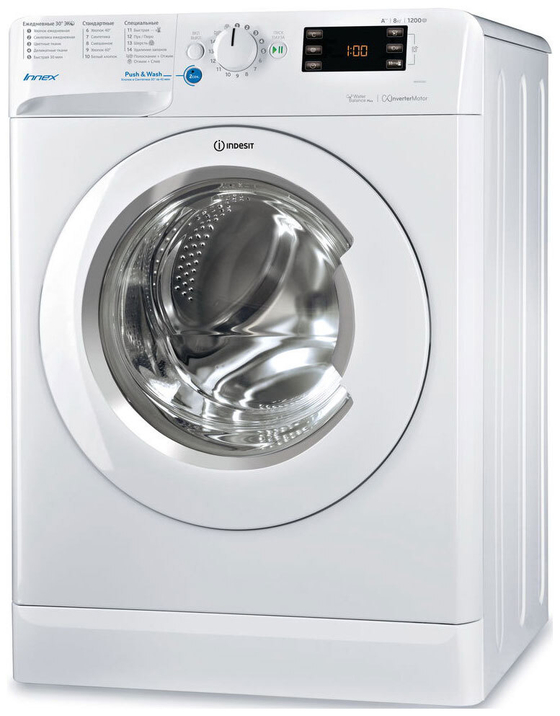 Indesit BWE 81282 L белый Стиральная машина
