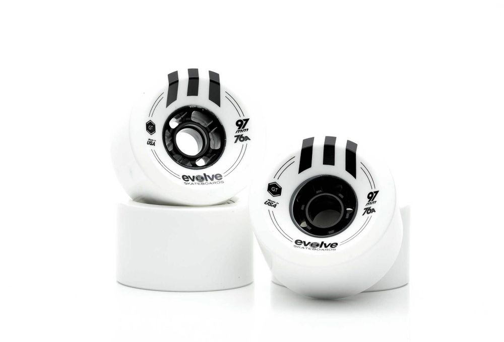 Колёса Evolve Street Wheels 97mm 76a White (GTR/GT)