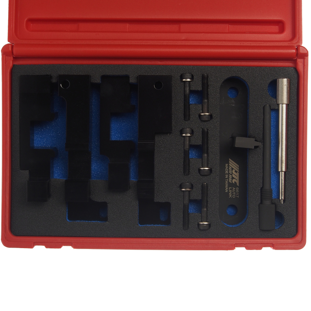 JTC-6617 - Приспособление для фиксации распредвала/коленвала дизель (LAND ROVER Range Rover 3.6 V8) JTC - 
Предназначен для блокировки распредвала и коленвала при замене ремня ГРМ.
Применение: дизельные двигатели Land Rover / Range Rover 3.6 V8.
Номер JM: 303-1236, 303-1243, 303-1239, 303-1238.