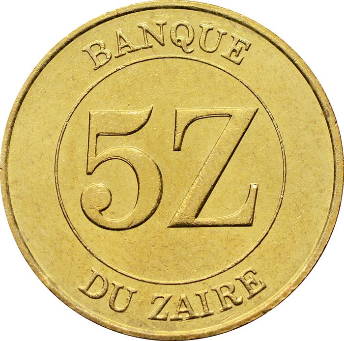 5 заиров 1987 Заир