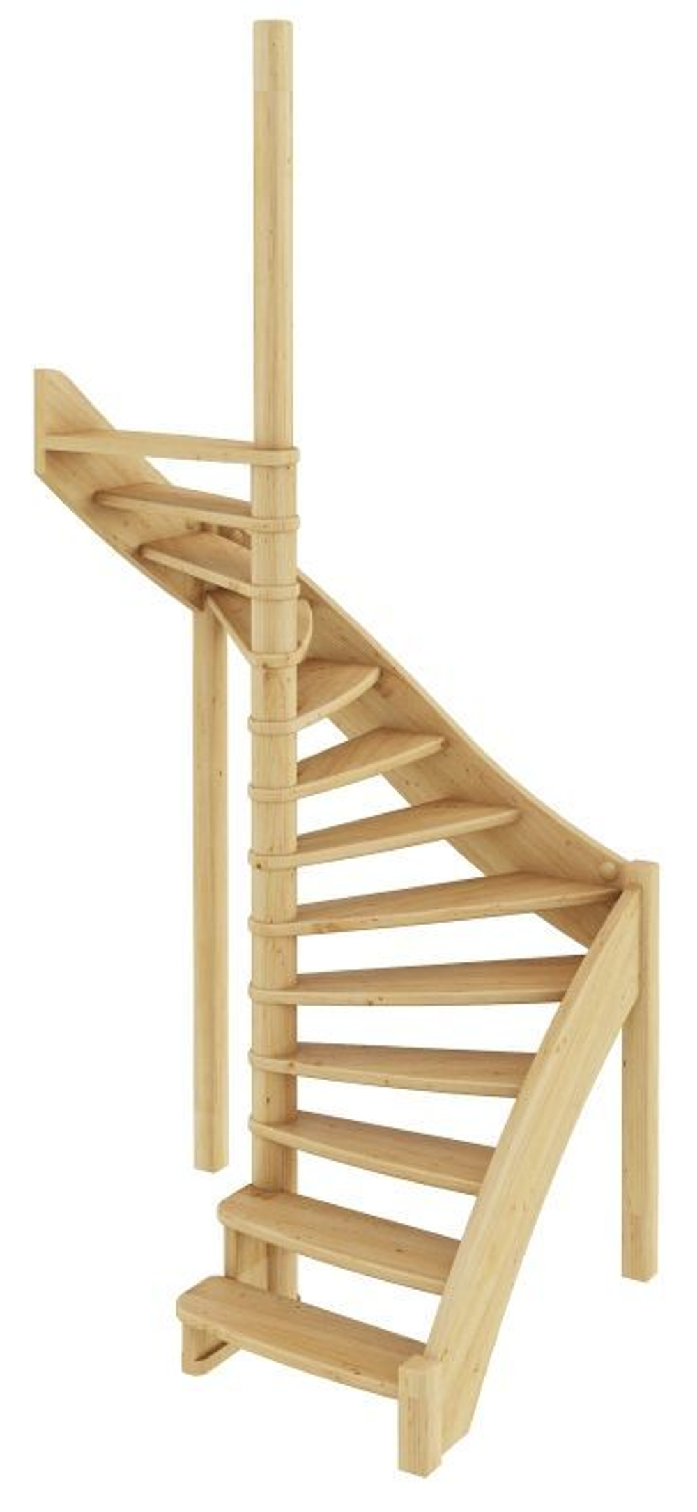 Лестница на второй этаж ЛС-01м Левая