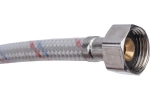 Гибкая подводка для воды в ПВХ оплетке 1/2" Гайка-Гайка 100 см.