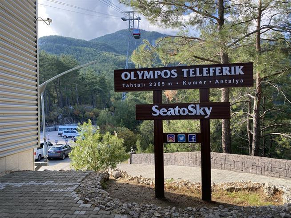 Канатная дорога «Olympos Teleferik» на горе Тахталы