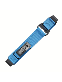 Нейлоновый ремешок 22 мм для Garmin (циферблат 47 мм) QuickFit на липучке (Голубой)
