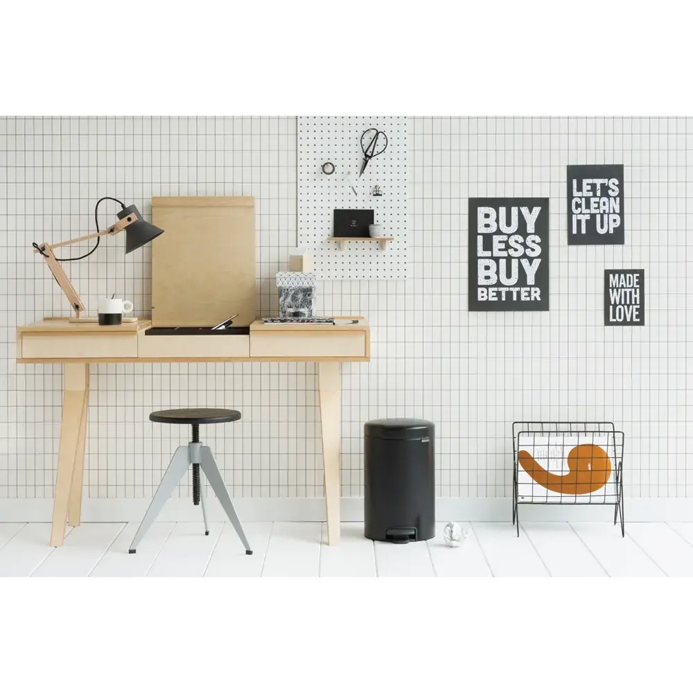 Brabantia Контейнер для мусора NewIcon 12л черный