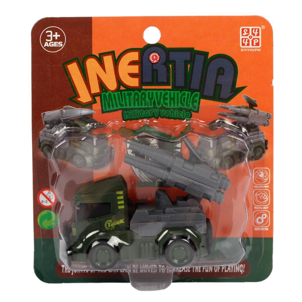 Машина Военная ин. 8см, блистер SY713-16L