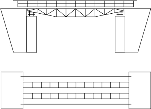 Фермовый Мост - малый, (H0)