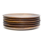 Набор деревянных тарелок Art of Siberia из сибирской пихты 6 шт. TN44