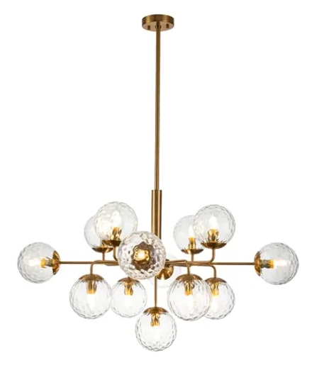 Люстра на штанге Indigo COCOON 11008/13P Brass V000121