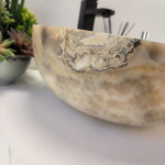 Раковина из оникса Bowl Grey TinLip BO-63051 40*40*15 44