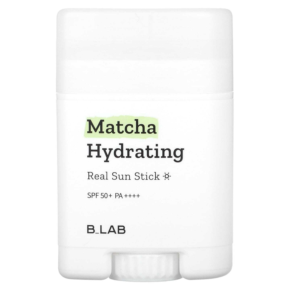 B_Lab, Matcha Hydrating, настоящий солнцезащитный стик, SPF 50+ PA ++++, 21 г (0,74 унции)