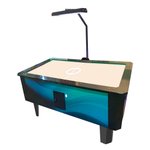 Детский аэрохоккей (180х110х75 см) с лампой над полем