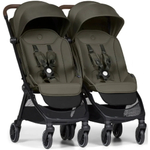 Коляска прогулочная для двойни Bumprider Connect.mini Forest Green