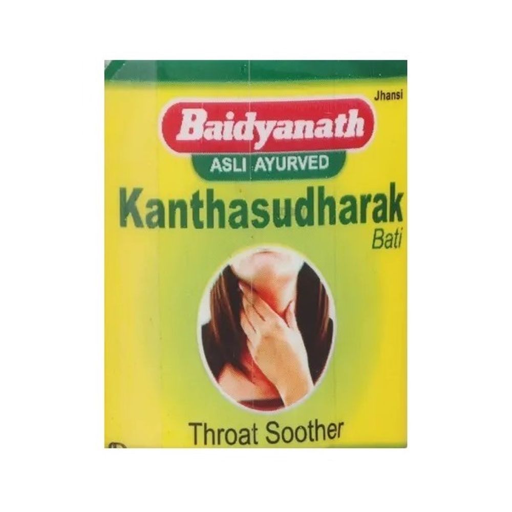 БАД Baidyanath Кантхасудхарак Бати от боли в горле Kanthasudharak Bati 6 г