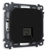 Розетка Ethernet RJ-45 и со шторками, без рамки Ambrella Volt Quant MO812010