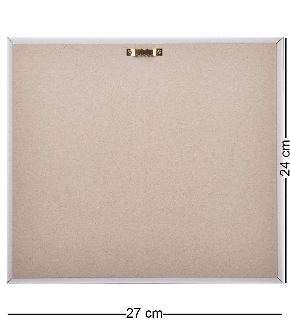 AMB-04/ 3 Картина «Бурная река» (с янтарной крошкой) H-18см