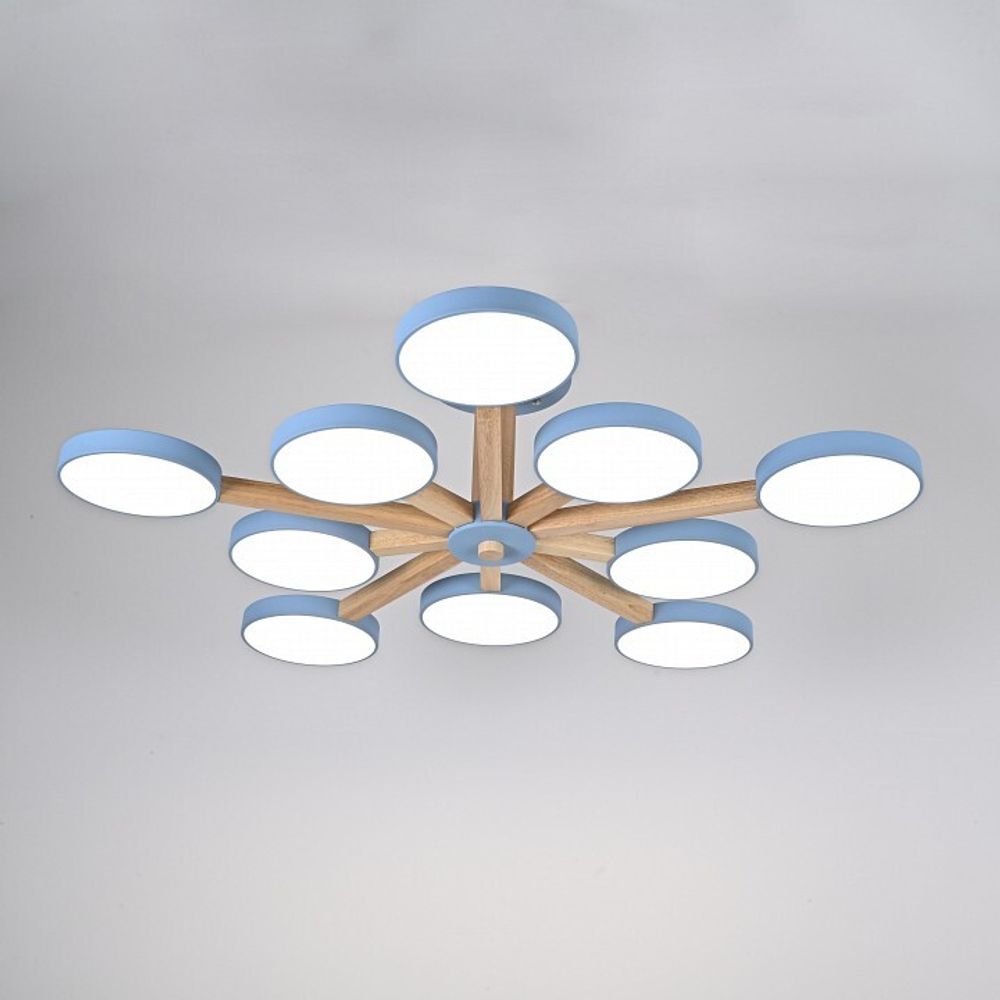 Люстра на штанге Imperiumloft TURNA Blue TURNA-B01