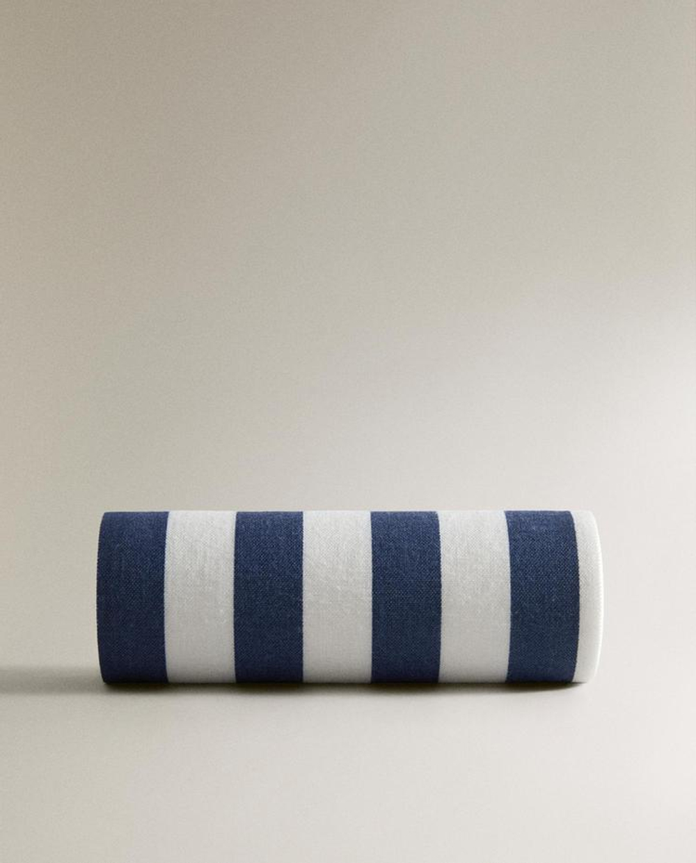 ZARA HOME НАБОР МНОГОРАЗОВЫХ ХЛОПКОВЫХ САЛФЕТОК В ПОЛОСКУ (20 ШТ.), СИНИЙ