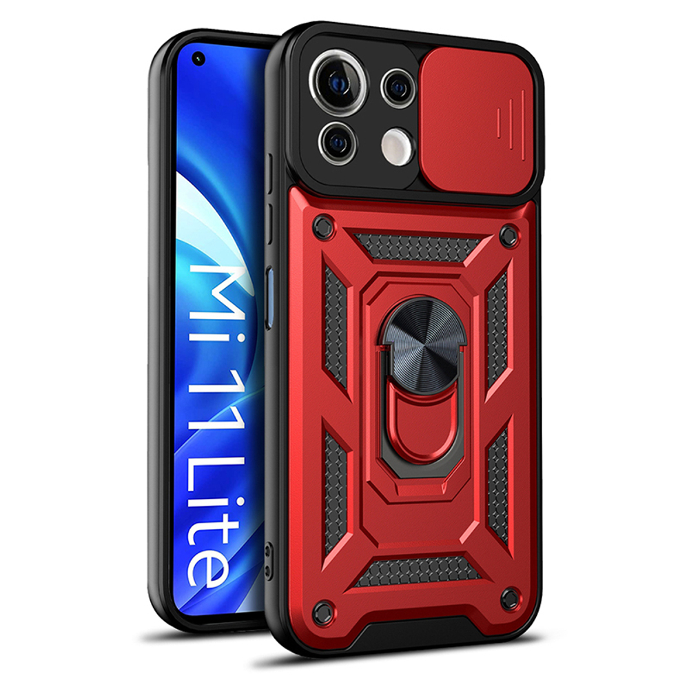 Чехол с кольцом Bumper Case для Xiaomi Mi 11 Lite