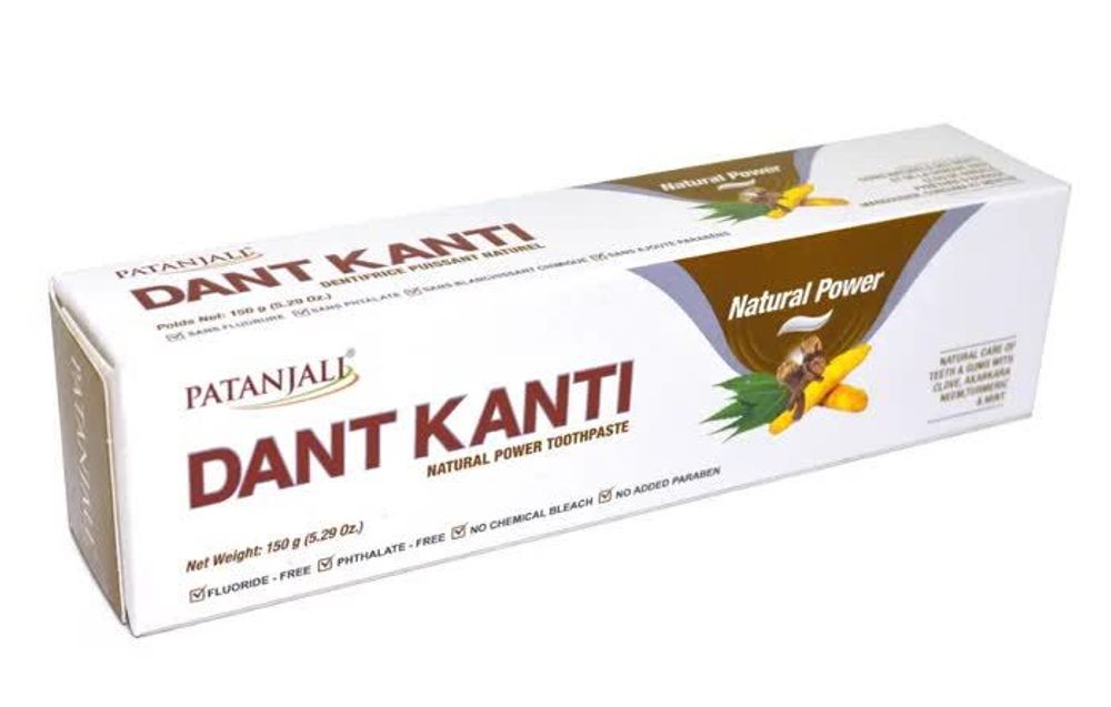 Зубная паста Patanjali Dant Kanti Natural Power 150 г