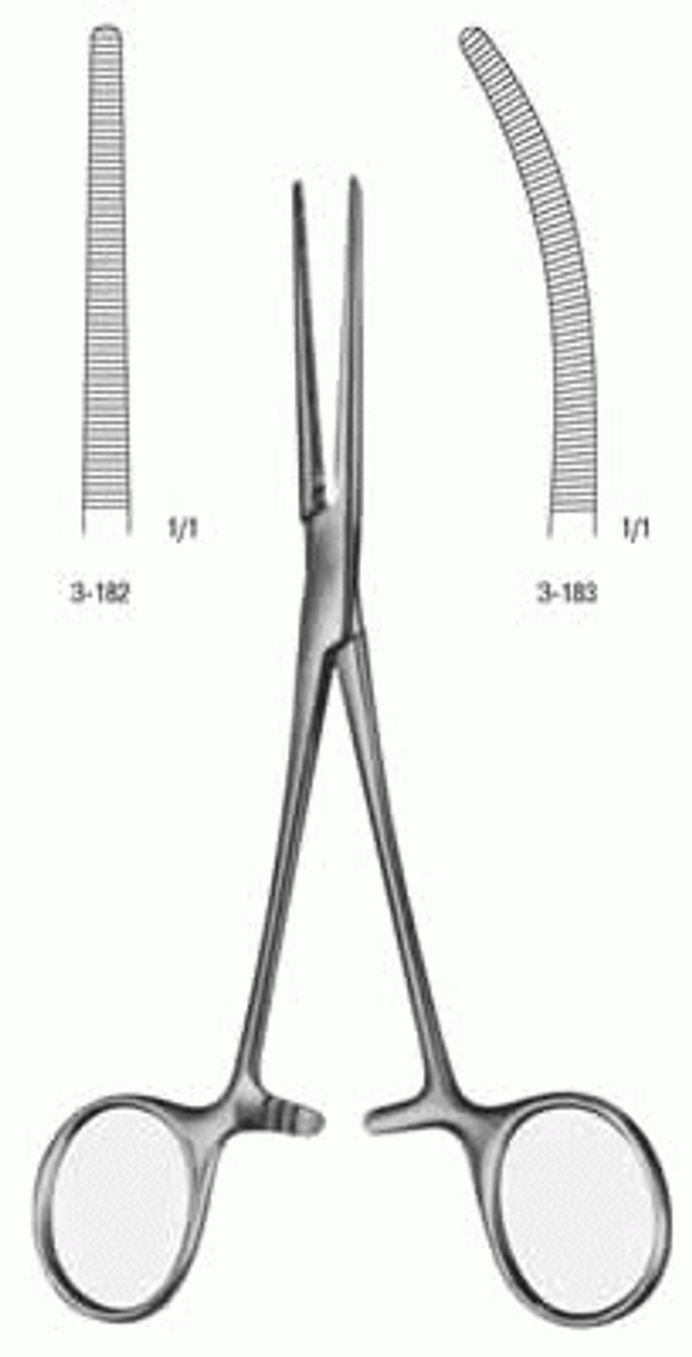 ВР- З-200 Зажим кровоостанавливающий зубчатый прямой 3