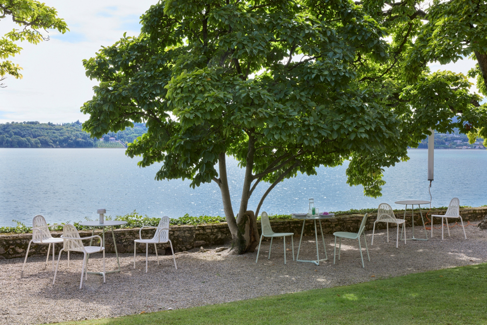 Кресло металлическое Scab Design Malvasia, зеленый шалфей