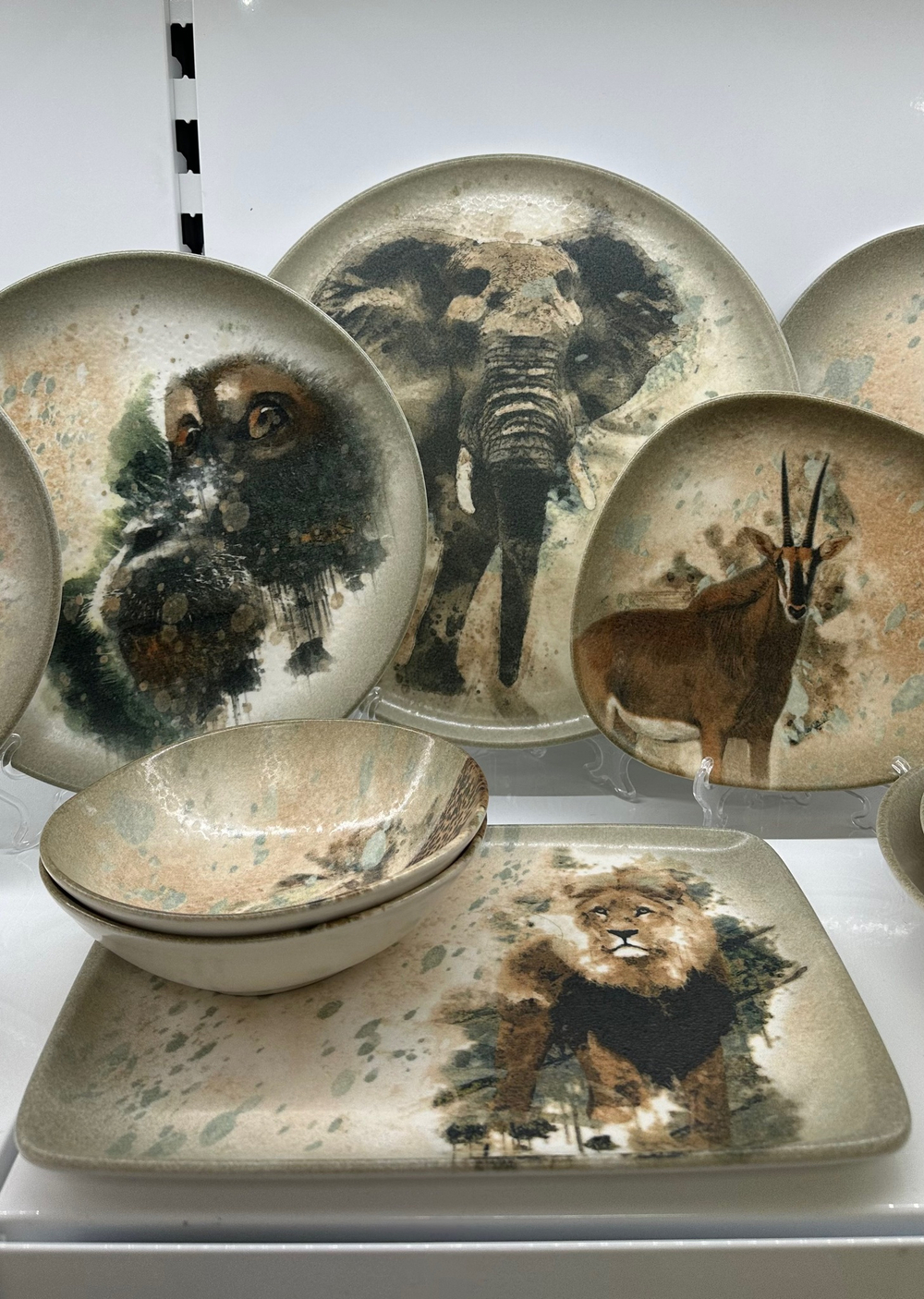 Блюдо для пиццы d=320 мм. Саванна, форма Гурмэ