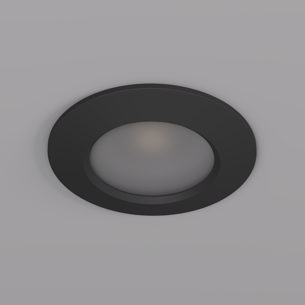 DK3016-BK Встраиваемый светильник влагозащ., IP 65, 50 Вт, GU10, черный, алюминий