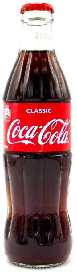 Газированный напиток Coca-Cola в стекле, 0,33 л