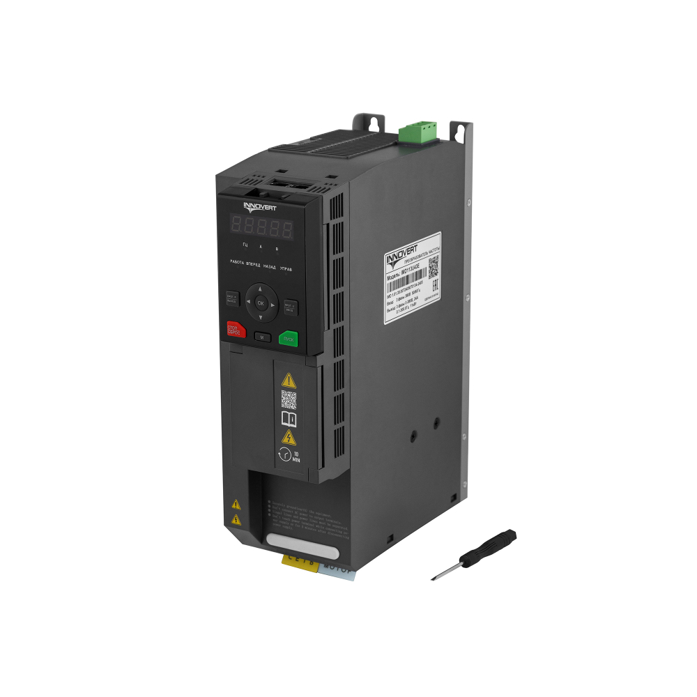 Преобразователь частоты модульный INNOVERT IMD752U43E с векторным управлением,7,5кВт, 380В, 17А