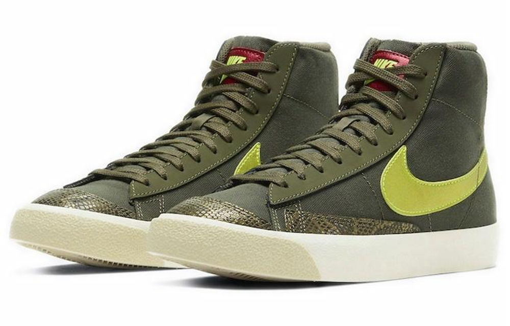 Кроссовки Nike Blazer 77 "Olive Snakeskin" (Женская размерная сетка)