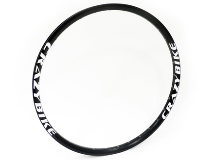 Обод 26" CrazyBike FLIP 32mm  Опции: 32H Черный - Laser Logo;