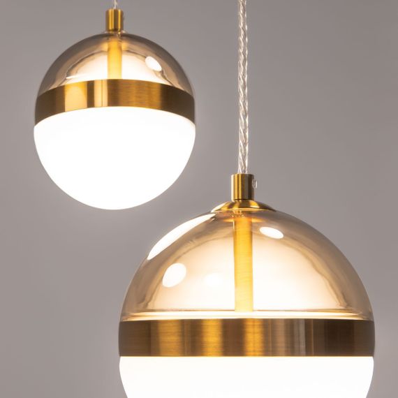 Подвесная светодиодная люстра Maytoni Area MOD295PL-L120BBS3K