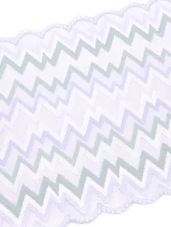 03-241 ОПТ Кружево эластичное 23 см, WV, белый/мята/лаванда