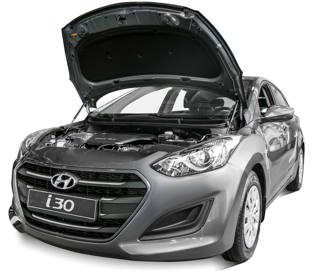 Упоры капота АвтоУпор для Hyundai i30 II 2011-2017, 2 шт., UHYI30012