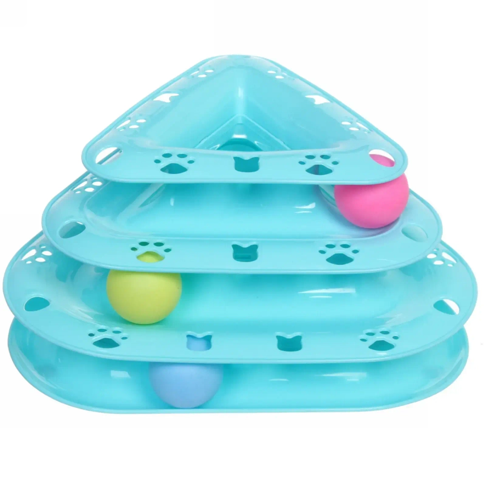 Игрушка для кошек интерактивная «Поймай меня!» 26*14см цвет голубой Ultramarine