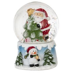 GAEM Фигурка декоративная "Дед Мороз" в стекл шаре, L5,5 W5,5 H6 см, 2в.