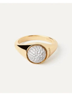 Кольцо Moon Pavé