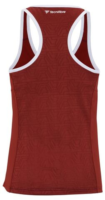 Футболка для девочки теннисная Tecnifibre Team Tank-Top - красный