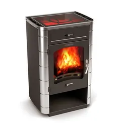 Отопительная печь "ТЕРМОФОР" ЯУЗА-2 НВ (стеклокерамика)