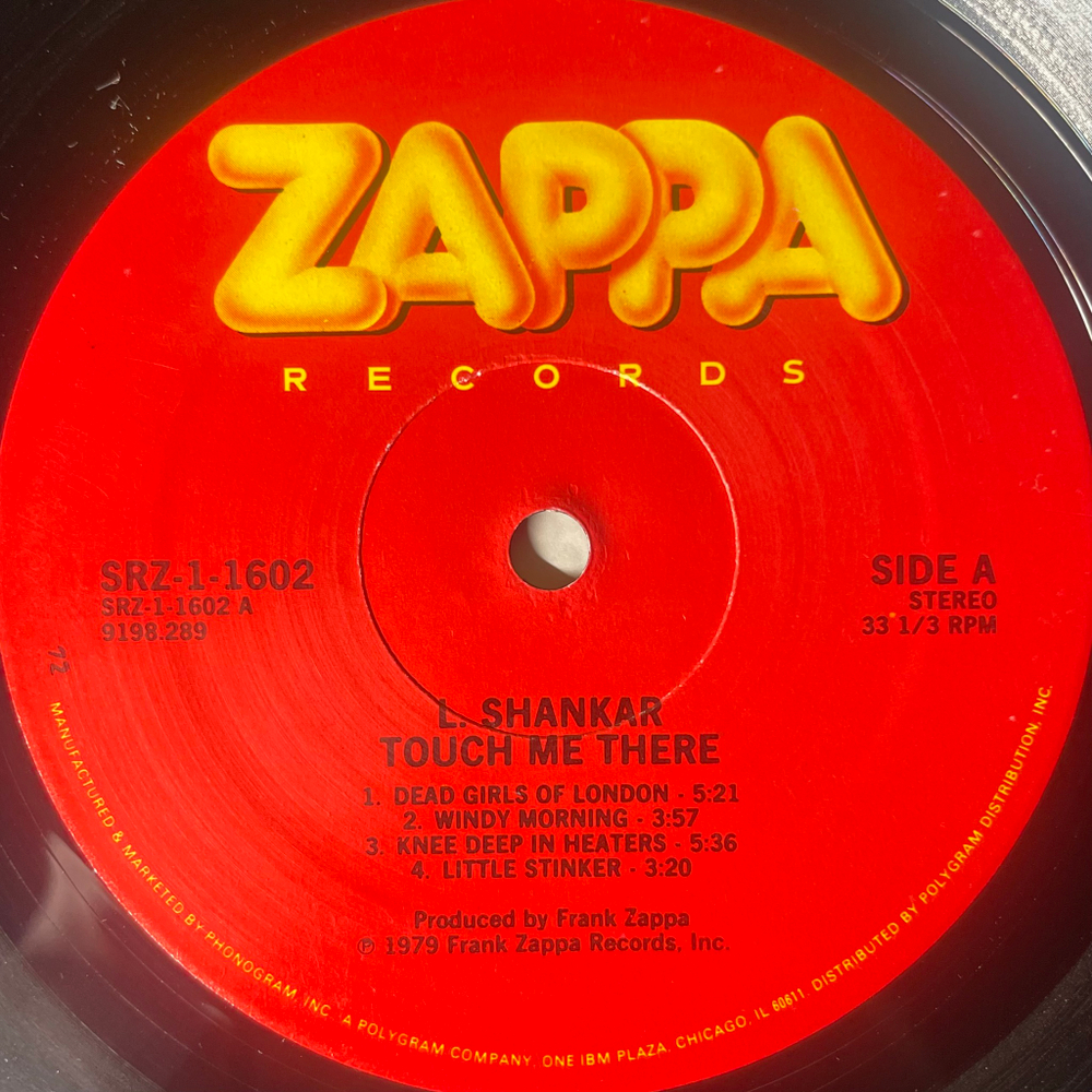 L. Shankar ‎– Touch Me There (США 1979г.)