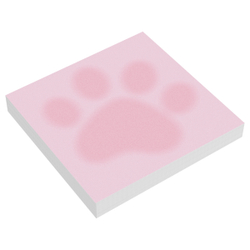 Блок для записей "Paw", 8,5*8,5см, 100л., на склейке, MESHU