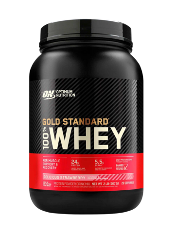 Optimum Nutrition, Gold Standard 100% Whey, сыворотка, 907 г (2 фунта)