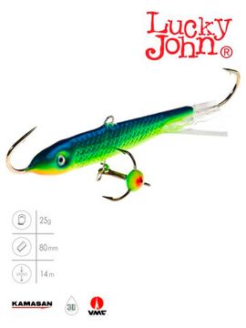 Балансир Lucky John CLASSIC 8 с тр. 80мм/29 блистер