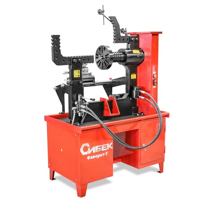 Стенд для правки литых и кованых дисков от 10 до 24", с токарным модулем, Сибек (Россия)