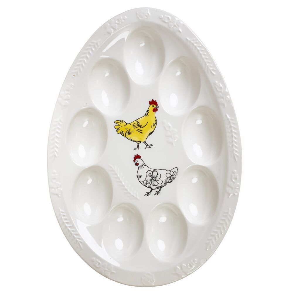 GAEM Тарелка для 9-ти яиц, L20 W28,5 H3 см